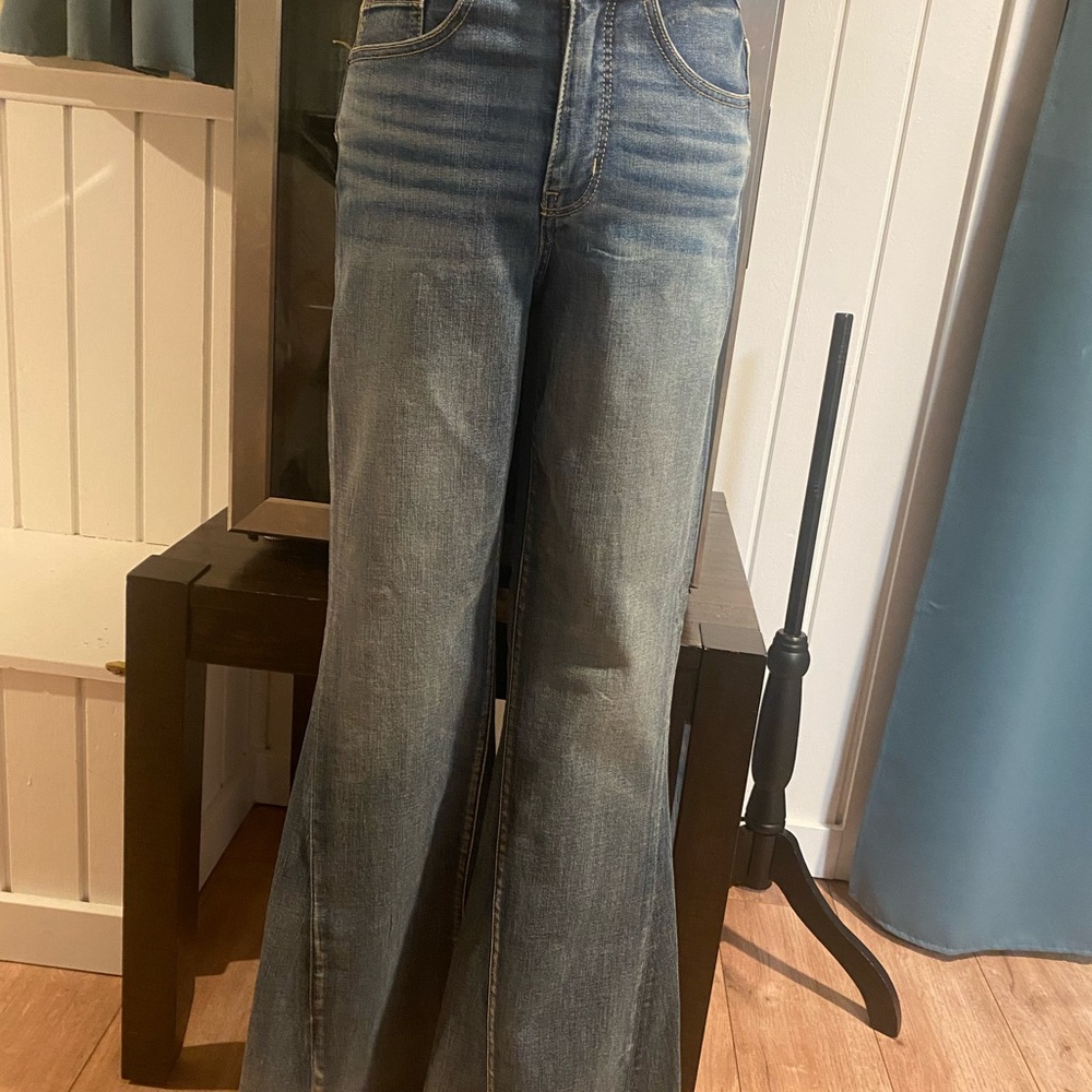 Stylish Flared Denim Jeans